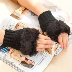 fingerless winter gloves
